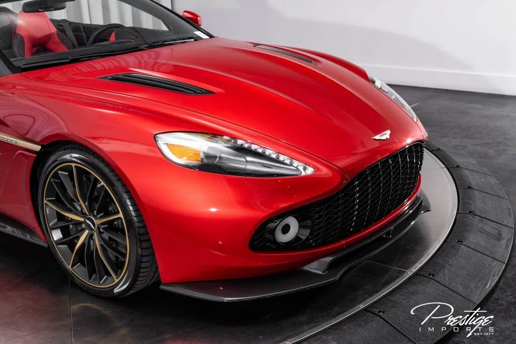 2018 Aston Martin Vanquish Zagato Volante for sale, exterior, Volcano Red Metallic