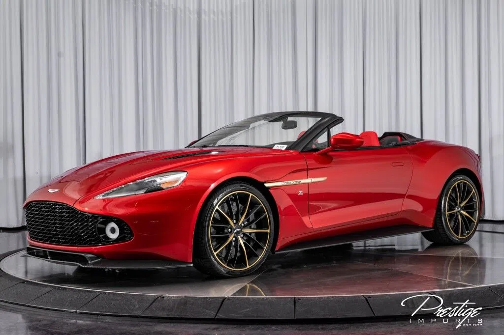 2018 Aston Martin Vanquish Zagato Volante for sale, exterior, Volcano Red Metallic