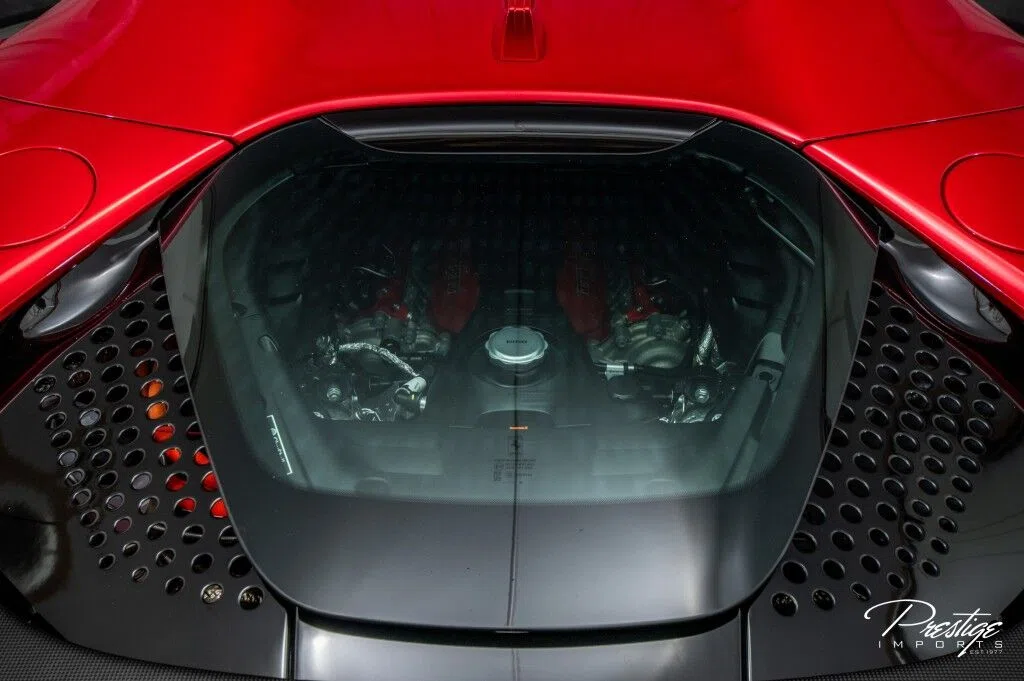 2023 Ferrari SF90 Spider Atelier Assetto Fiorano engine