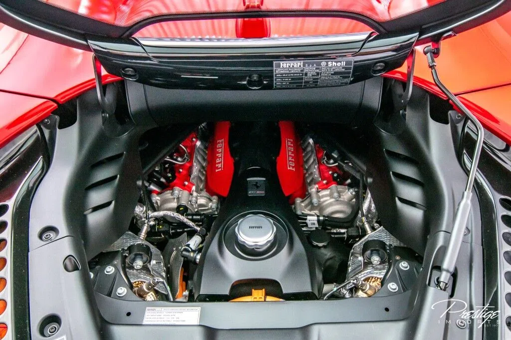 2023 Ferrari SF90 Spider Atelier Assetto Fiorano engine