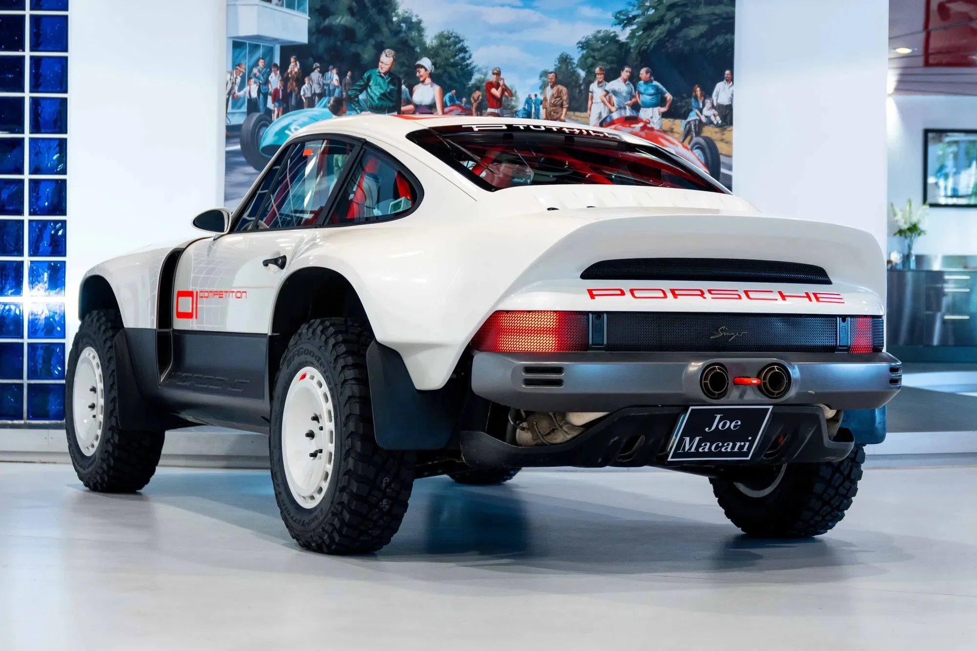 2021 Singer ACS, rear three-quarter view