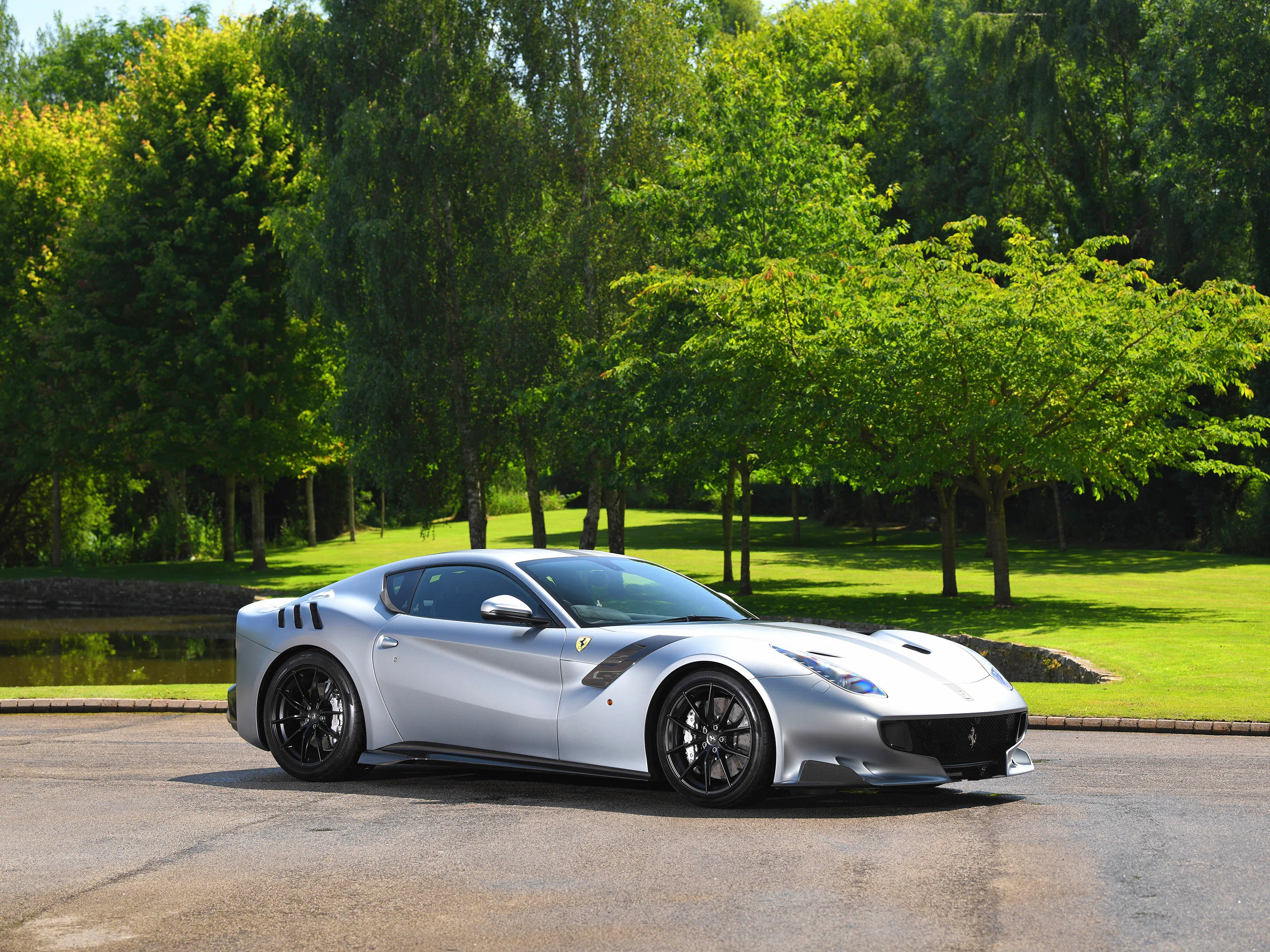 2017 Ferrari F12tdf for sale, exterior, Grigio Titanio Opaco