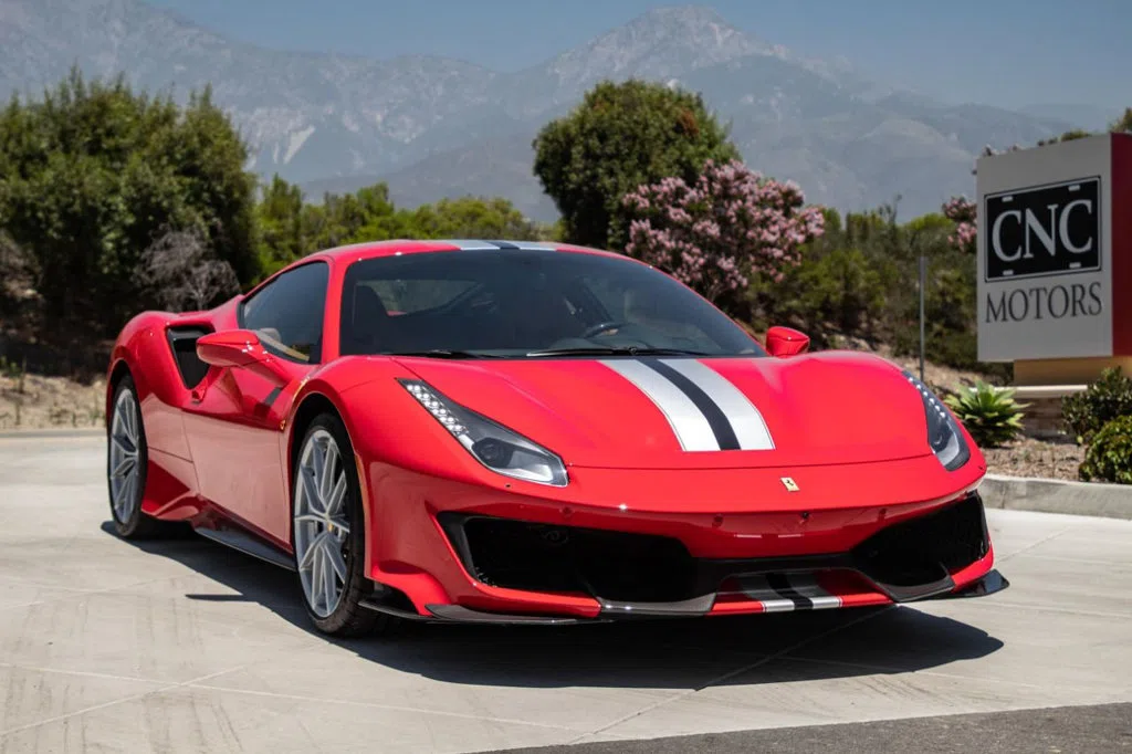 2019 Ferrari 488 Pista, exterior, Red