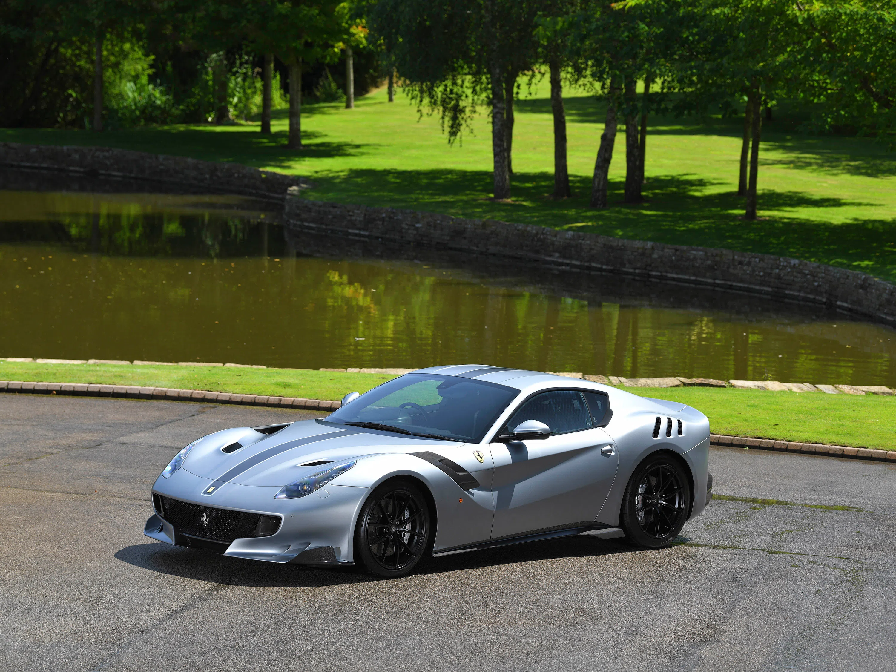 2017 Ferrari F12tdf for sale, exterior, Grigio Titanio Opaco