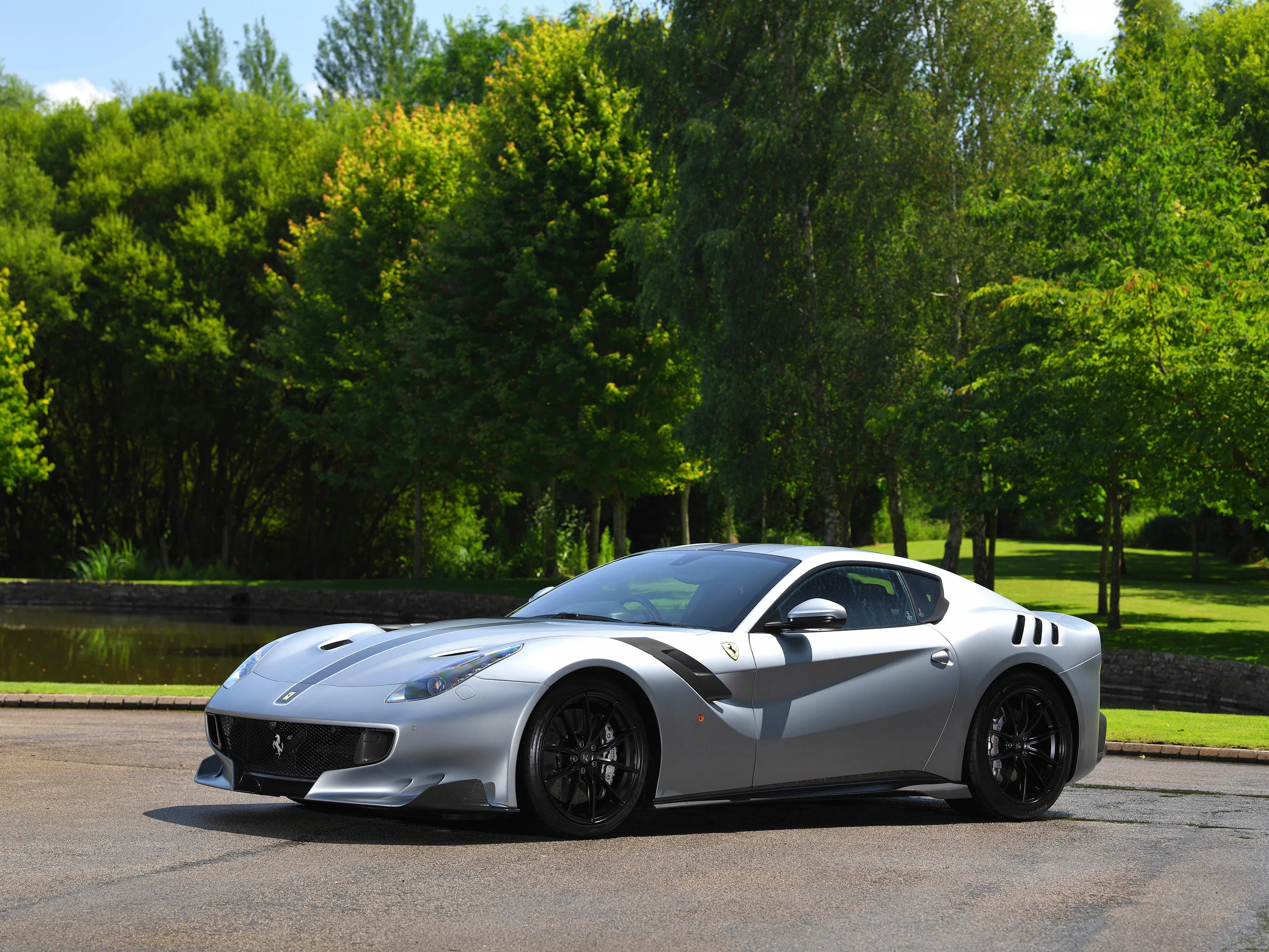 2017 Ferrari F12tdf for sale, exterior, Grigio Titanio Opaco