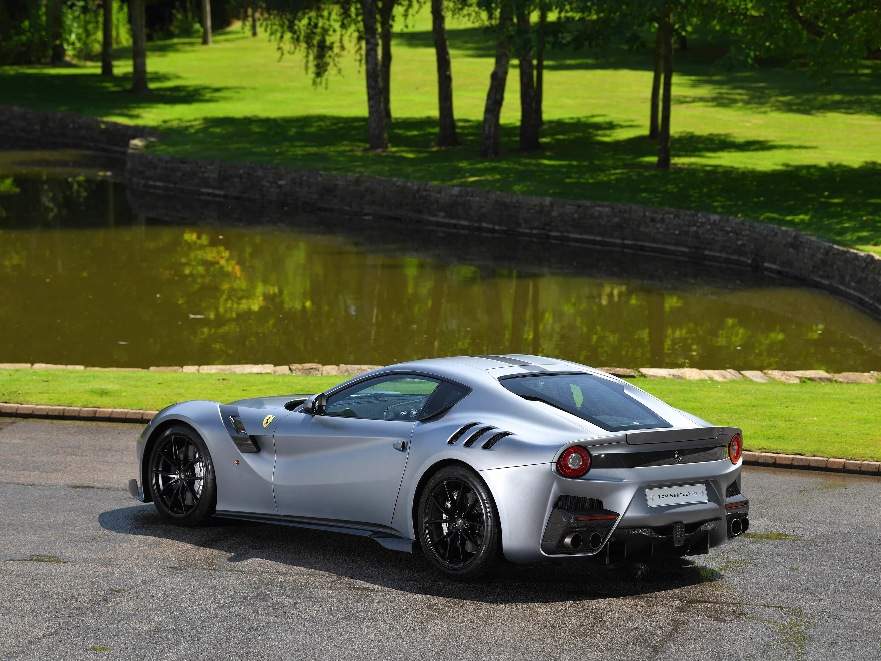 2017 Ferrari F12tdf for sale, exterior, Grigio Titanio Opaco
