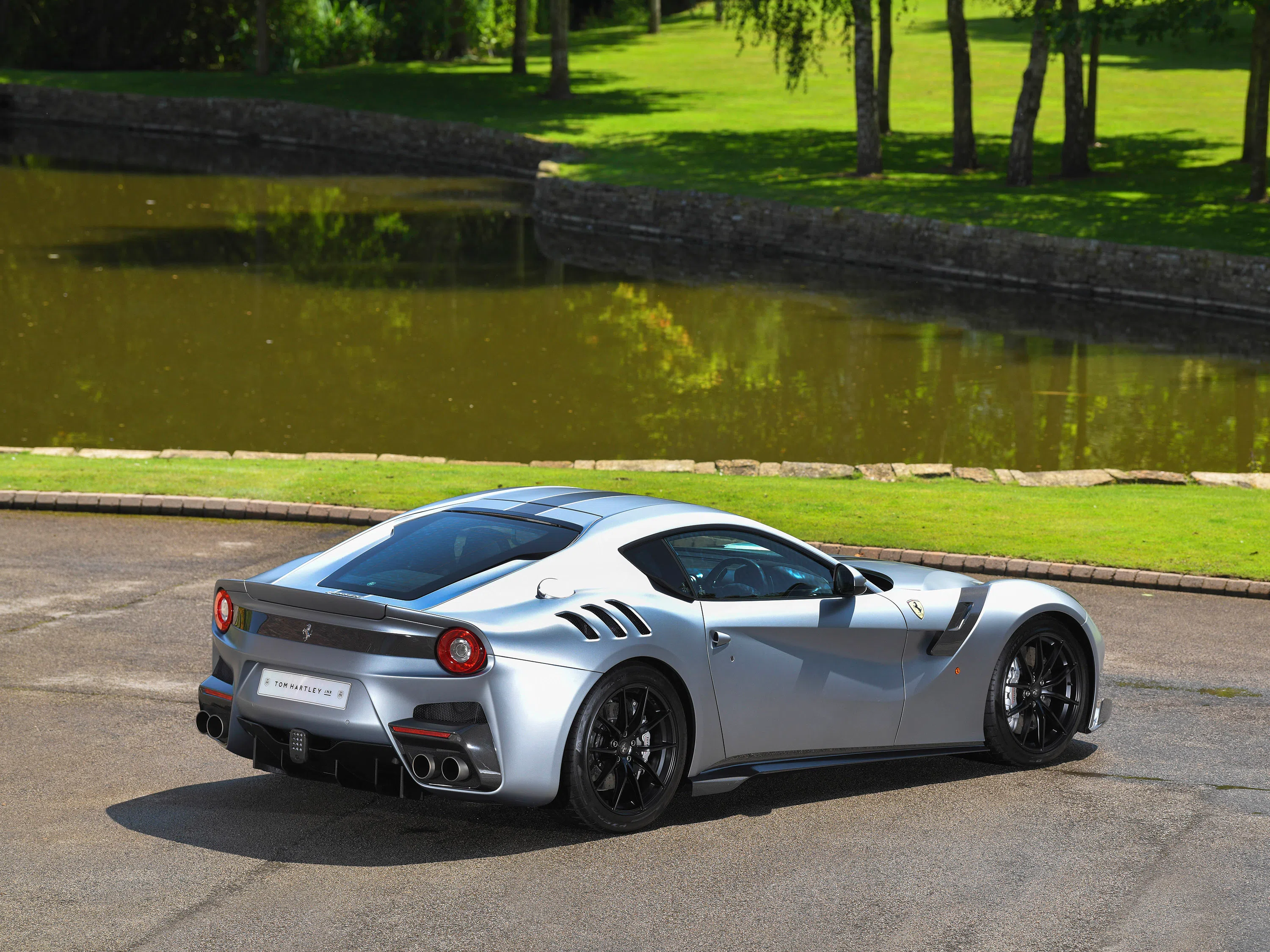 2017 Ferrari F12tdf for sale, exterior, Grigio Titanio Opaco