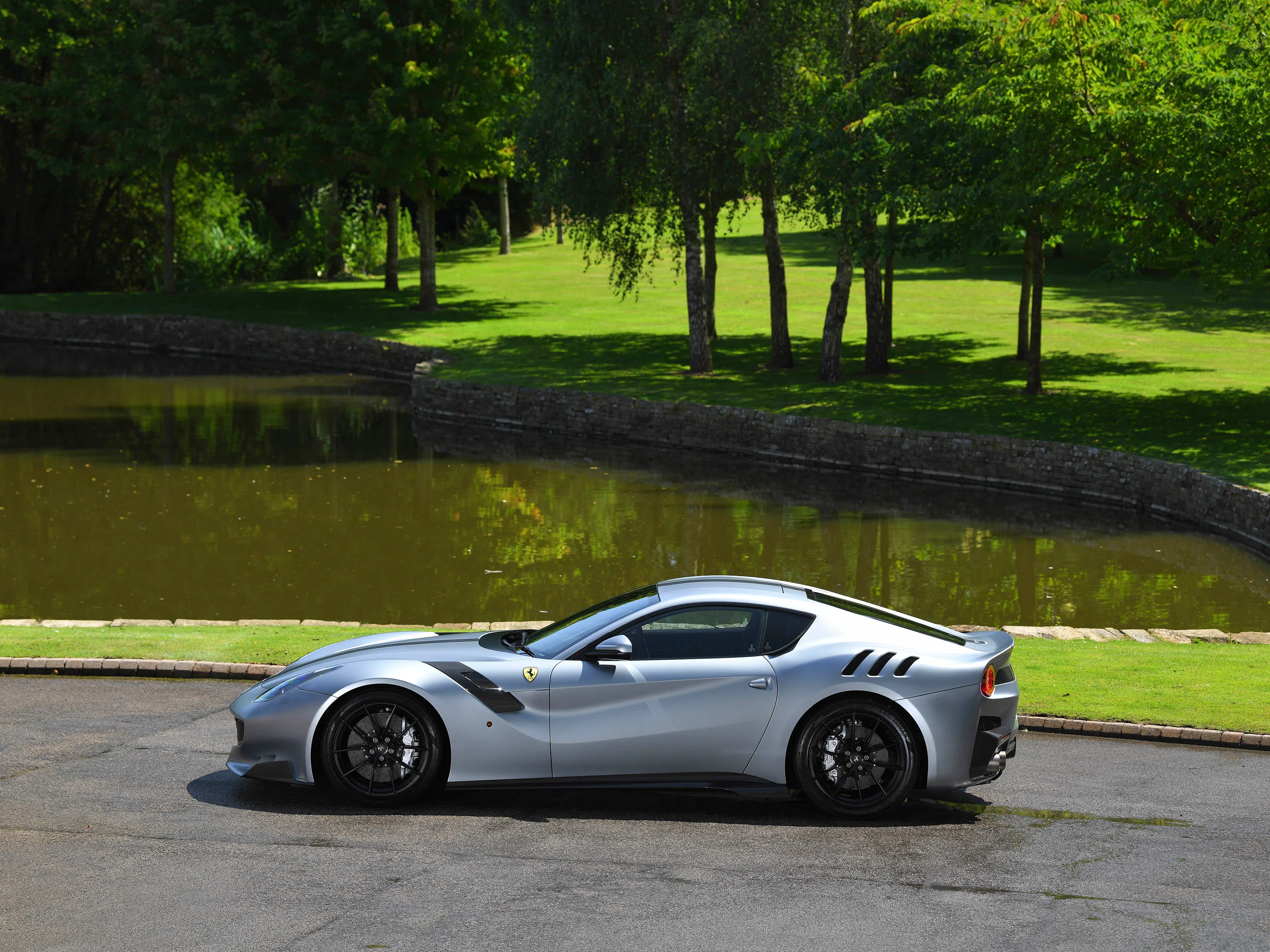 2017 Ferrari F12tdf for sale, exterior, Grigio Titanio Opaco