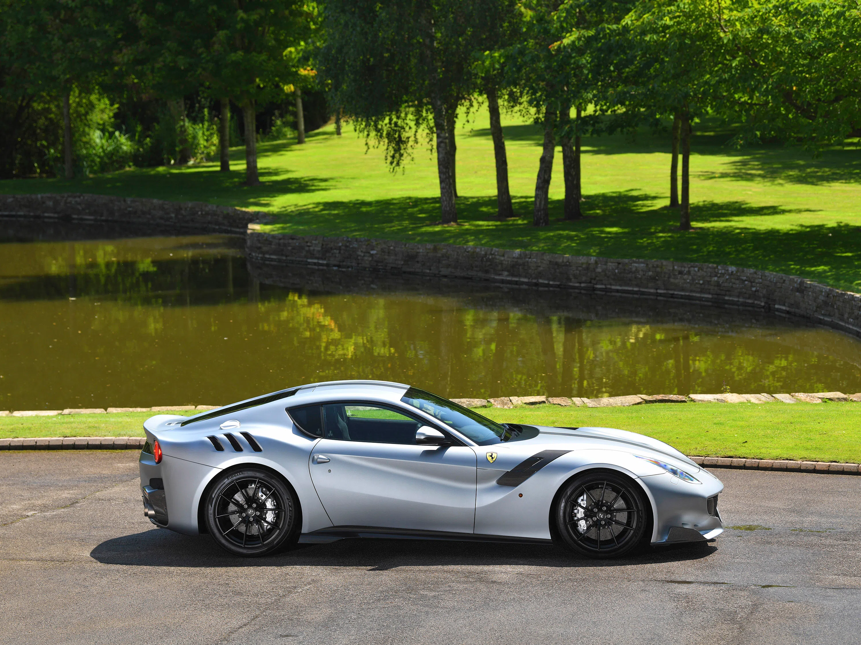 2017 Ferrari F12tdf for sale, exterior, Grigio Titanio Opaco