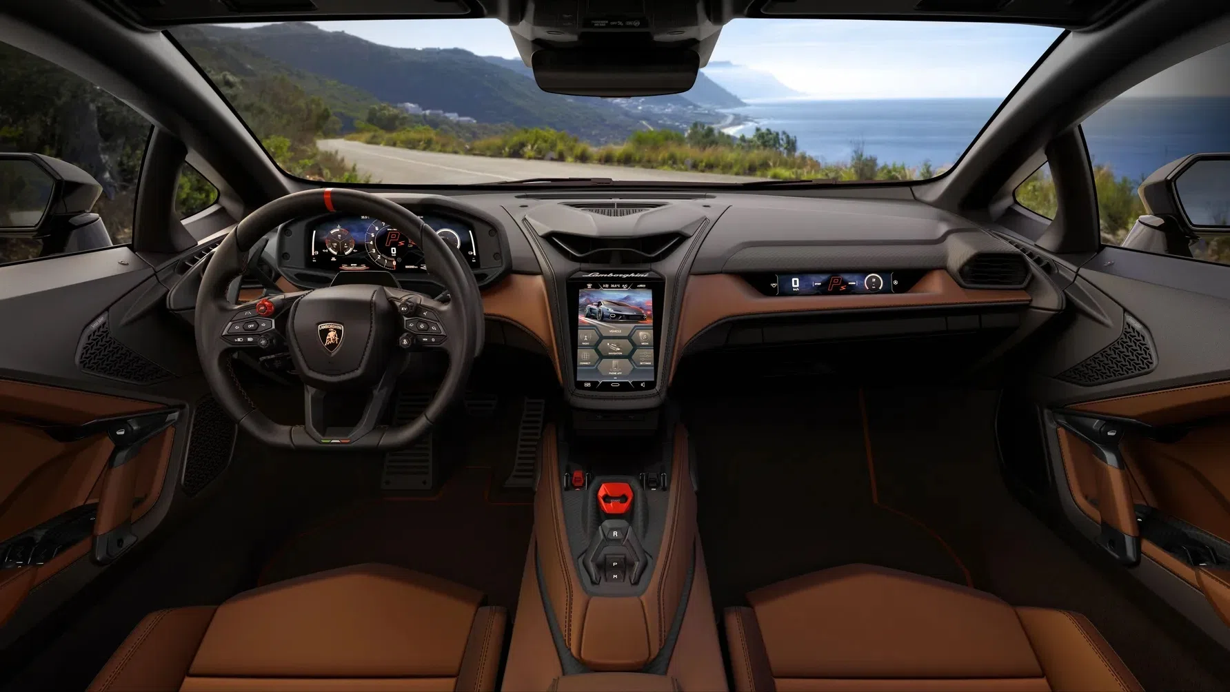 2025 Lamborghini Temerario interior, dashboard