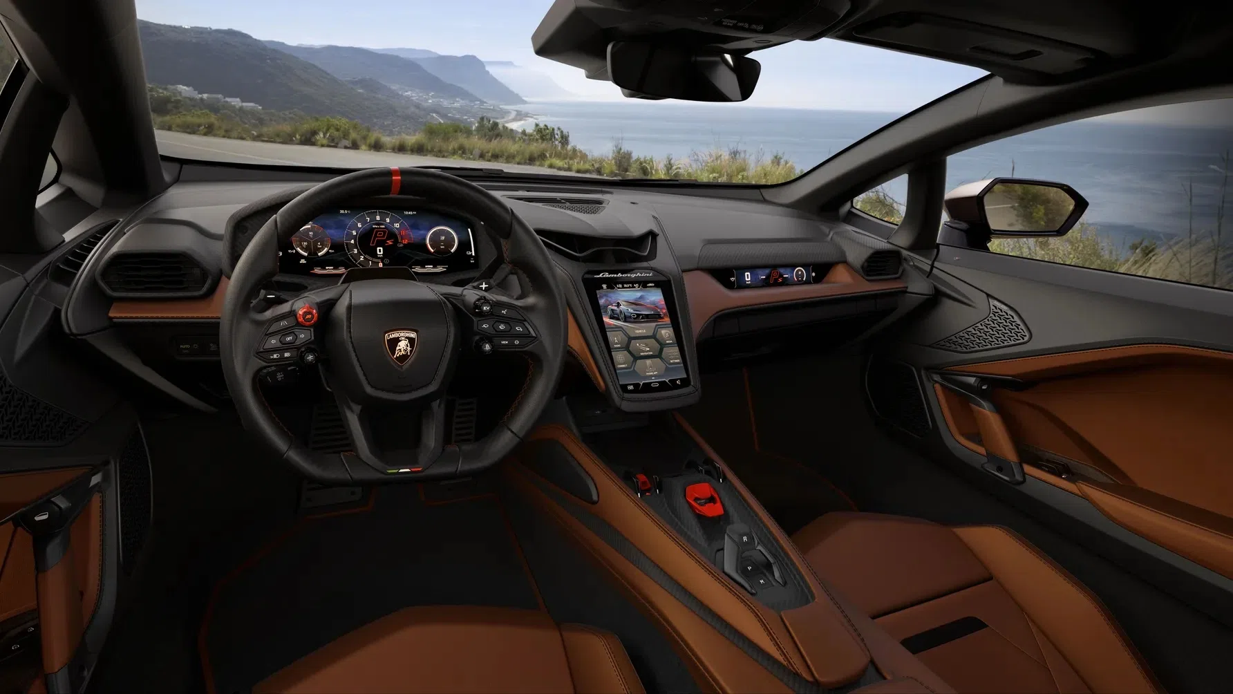 2025 Lamborghini Temerario interior, dashboard