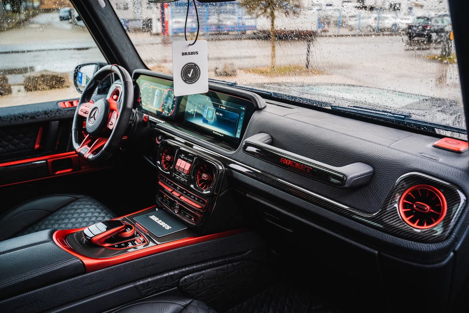 2024 BRABUS P 900 Rocket Edition interior, Royal Black | Leder