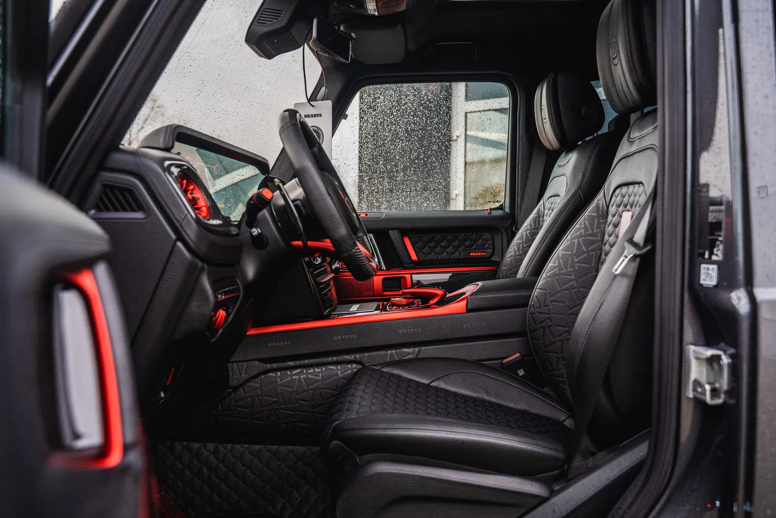 2024 BRABUS P 900 Rocket Edition interior, seats, Royal Black | Leder