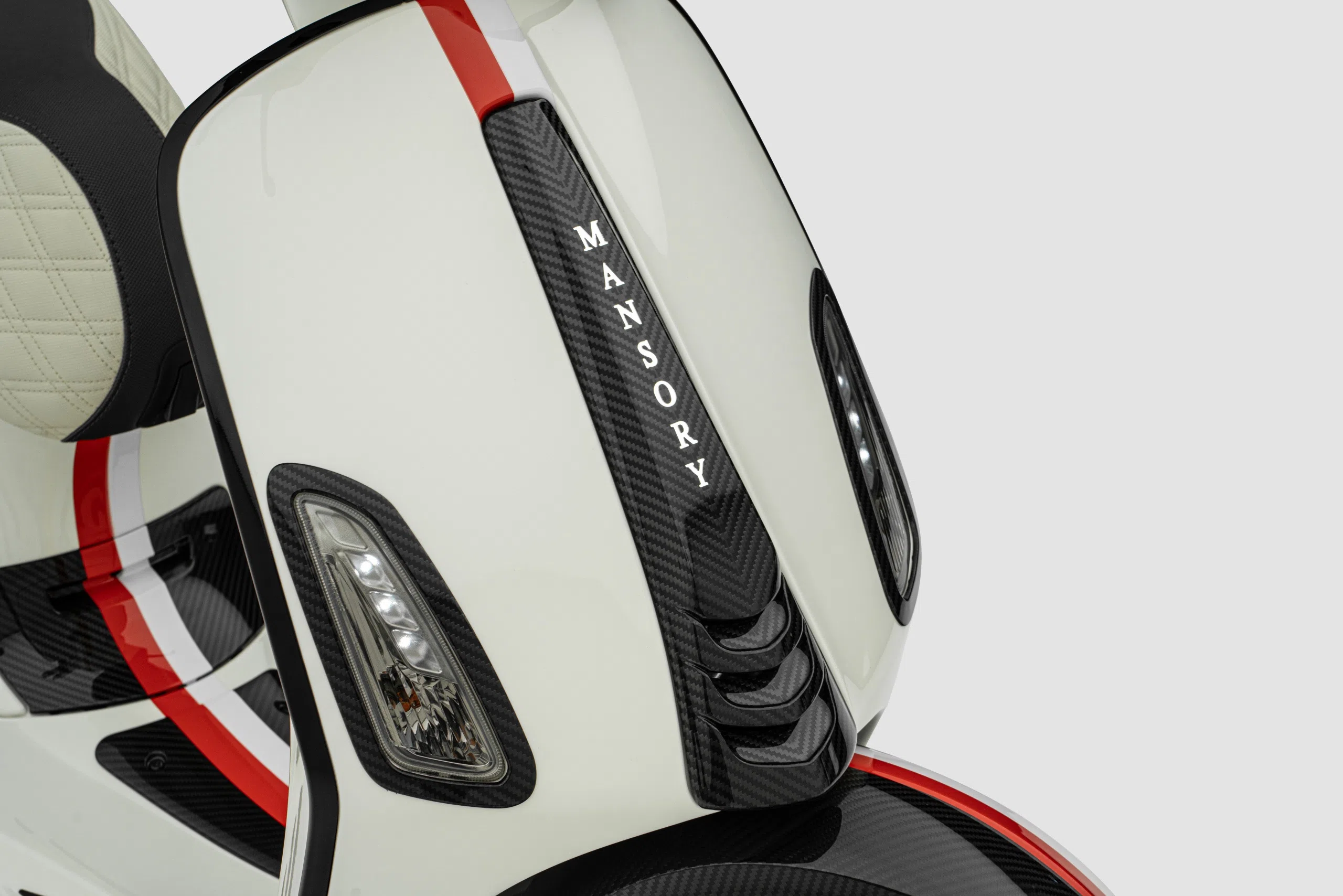 2024 MANSORY Vespa Monaco Edition for sale, exterior, National colors of Monaco