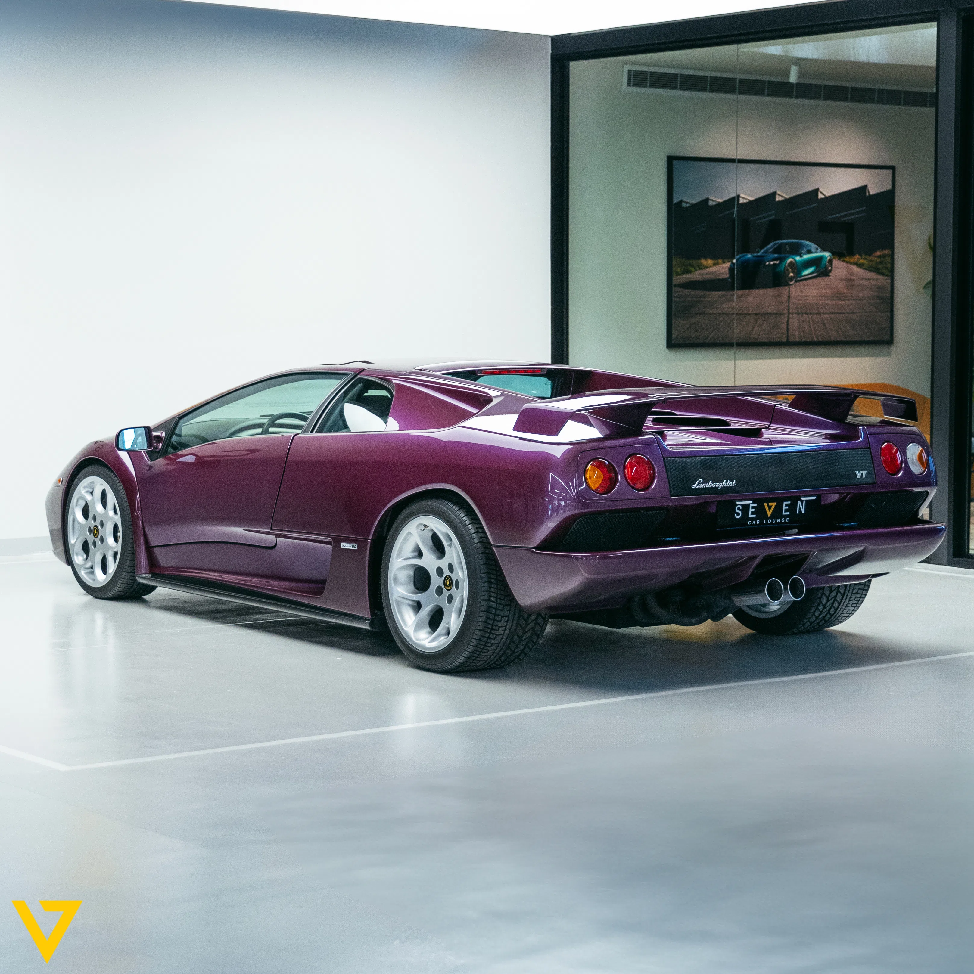 2002 Lamborghini Diablo VT 6.0 for sale, exterior, Viola Ophelia