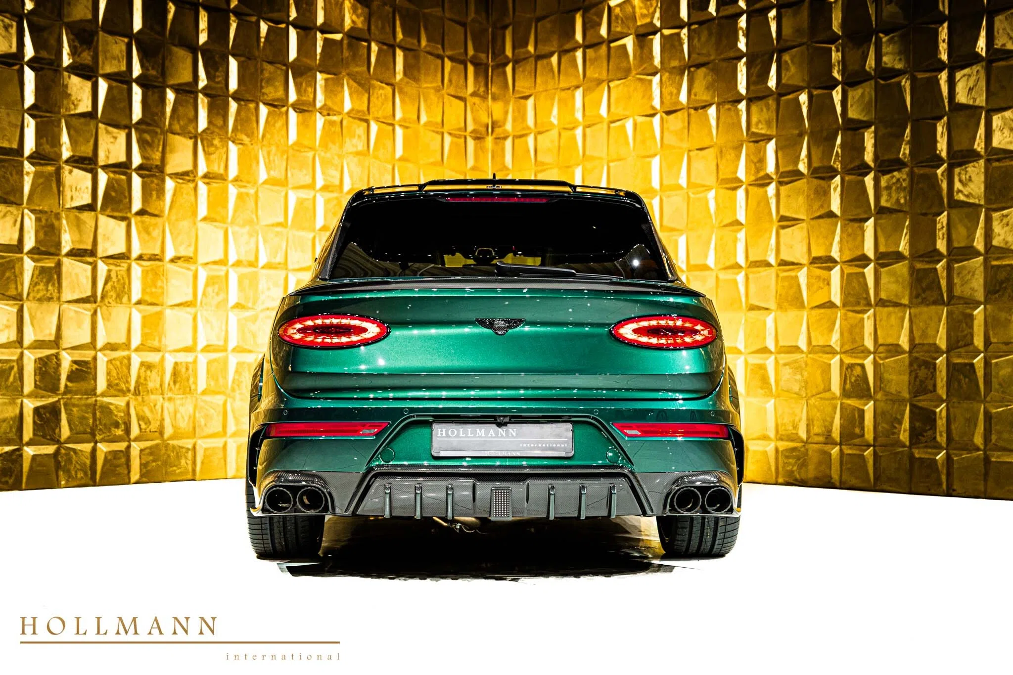 2024 Mansory Bentayga EWB, rear three-quarter view, VERDANT