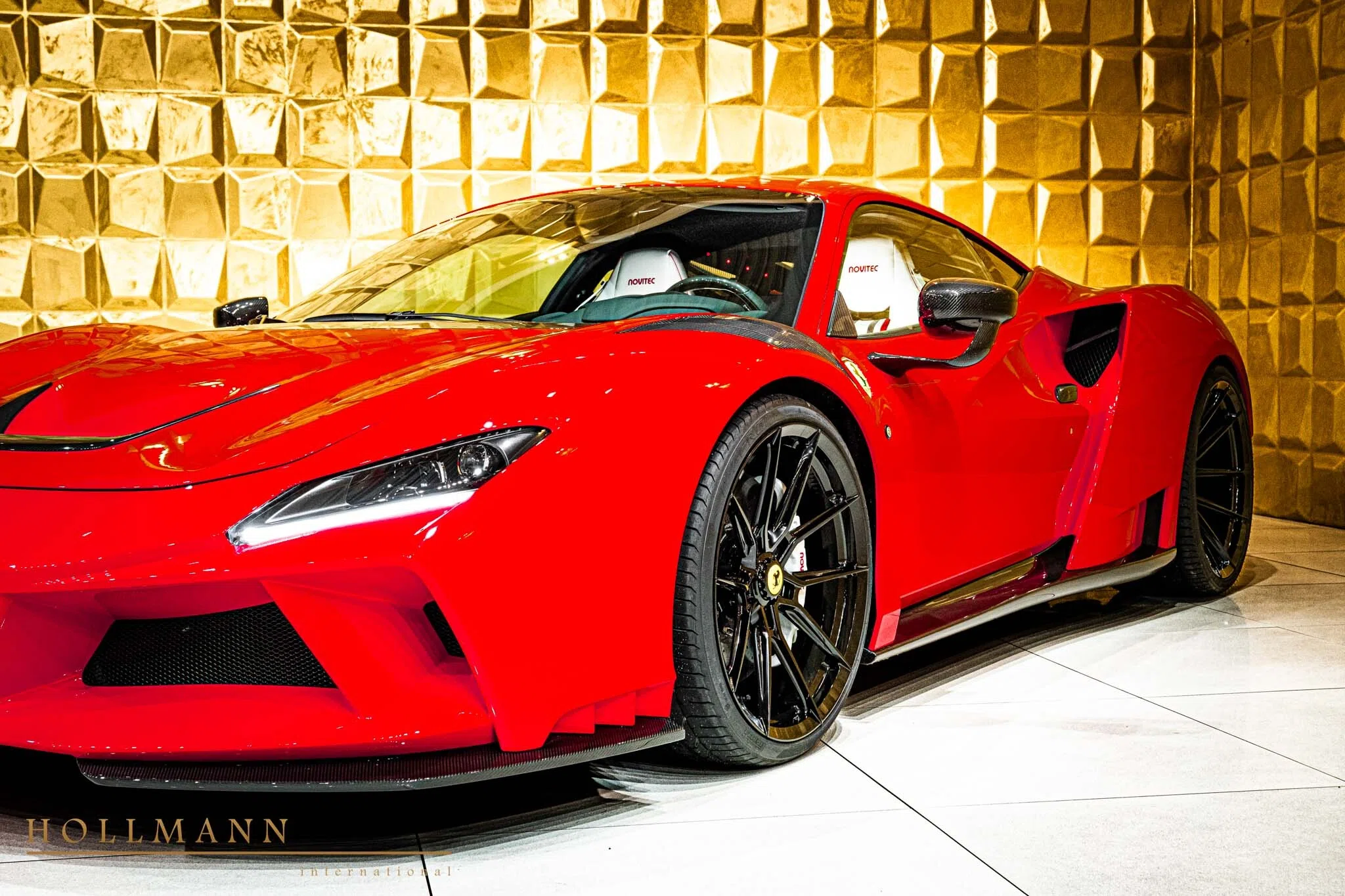 2024 Ferrari F8 Tributo by Novitec N-Largo for sale, exterior, Rosso Corsa