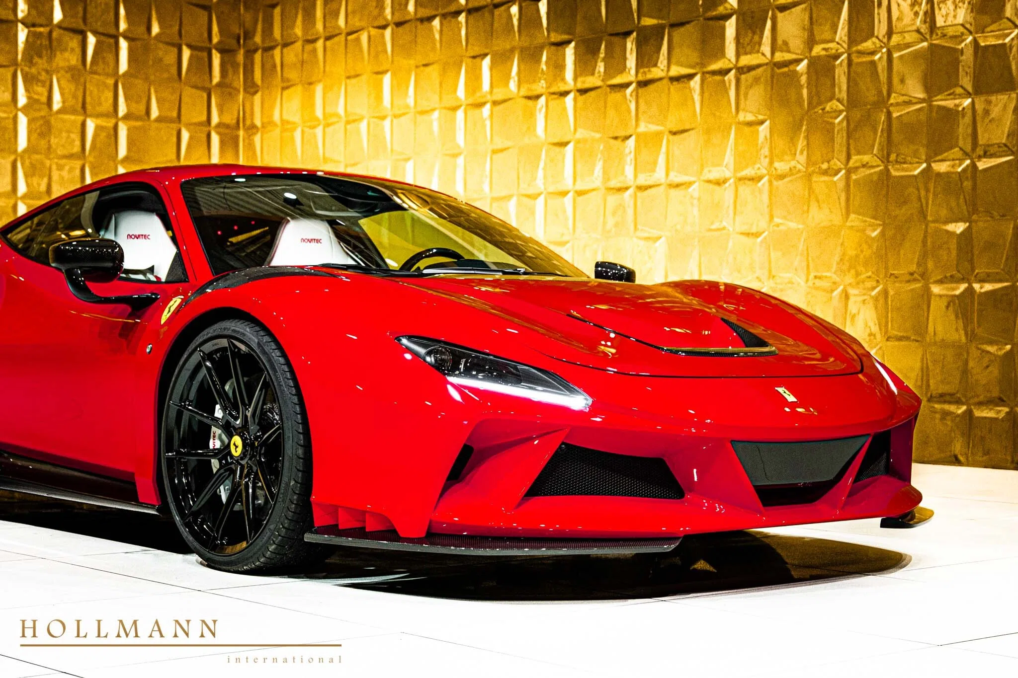 2024 Ferrari F8 Tributo by Novitec N-Largo for sale, exterior, Rosso Corsa