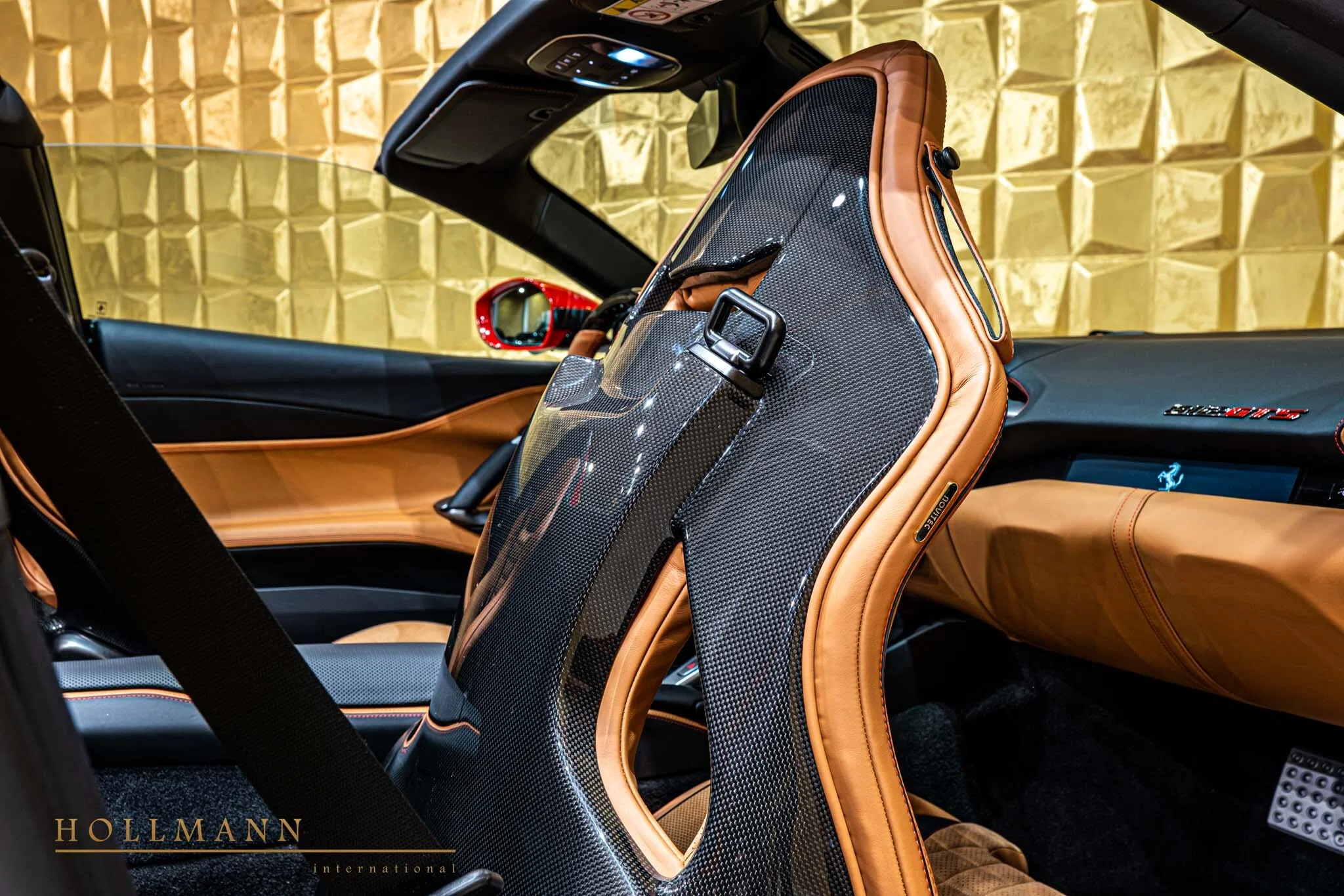 2024 Ferrari 812 GTS by NOVITEC N-LARGO interior, Leather Alcantara Couio