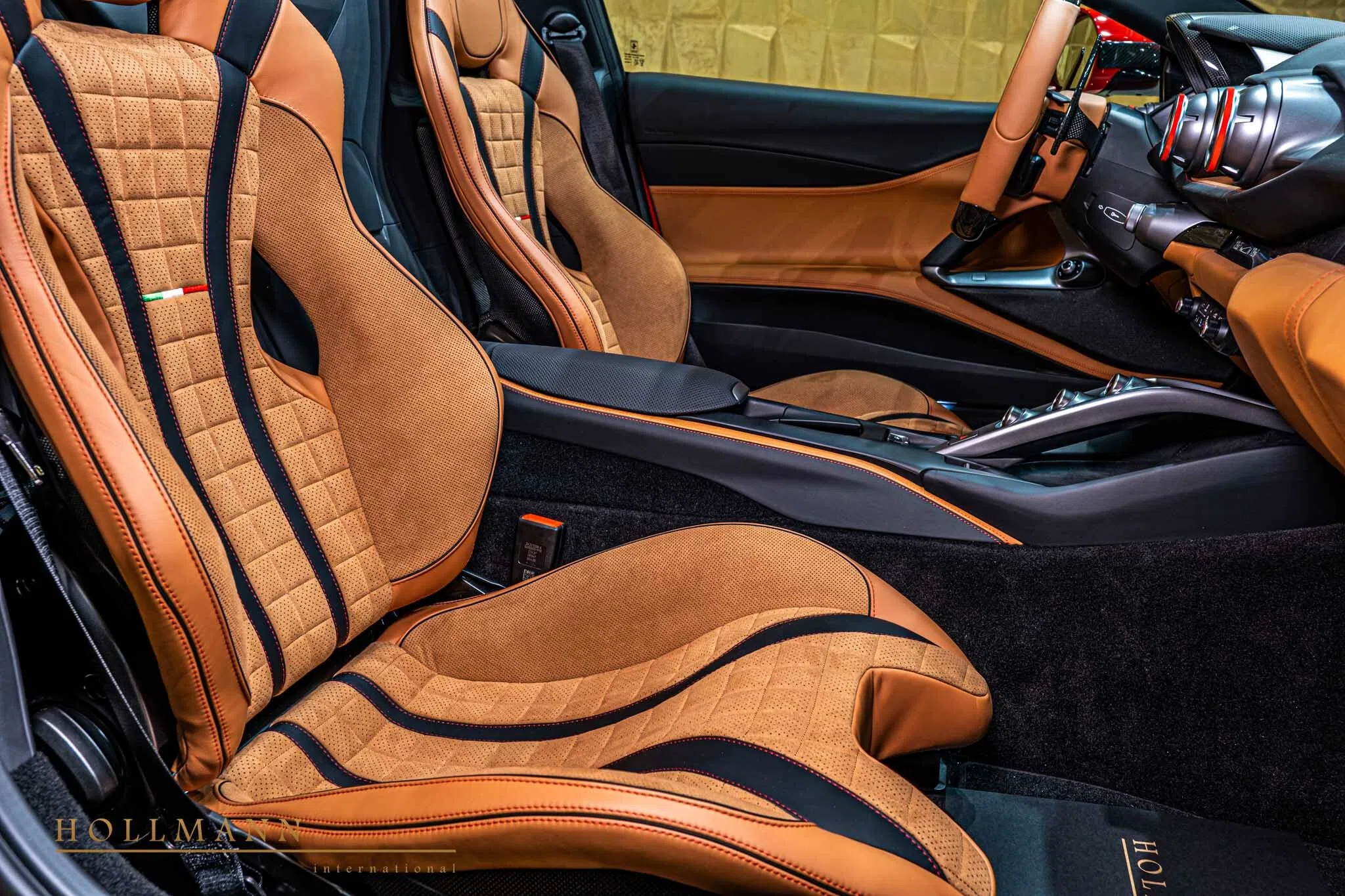 2024 Ferrari 812 GTS by NOVITEC N-LARGO interior, seats, Leather Alcantara Couio