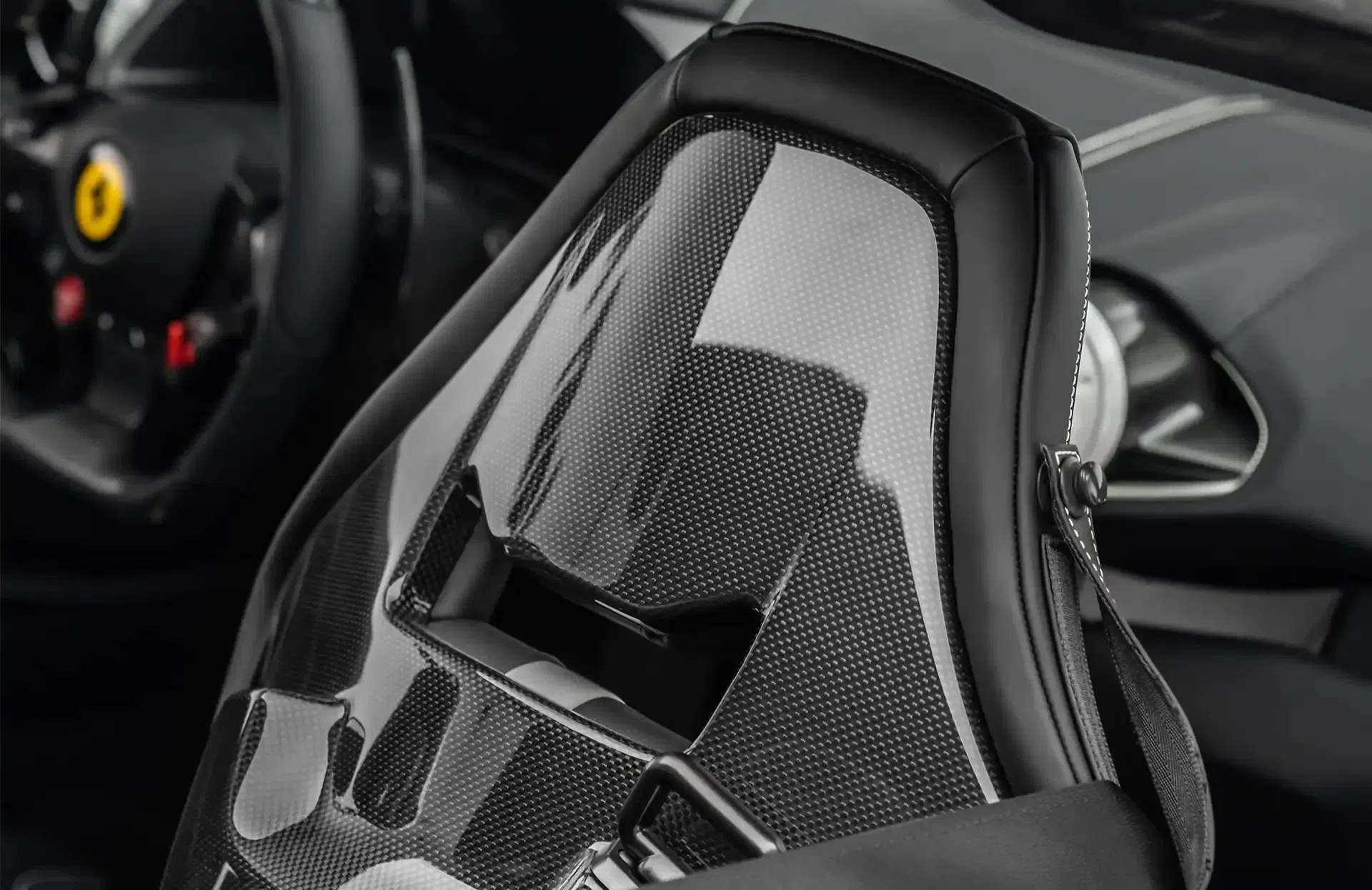 2021 Ferrari 812 GTS Atelier interior, Black