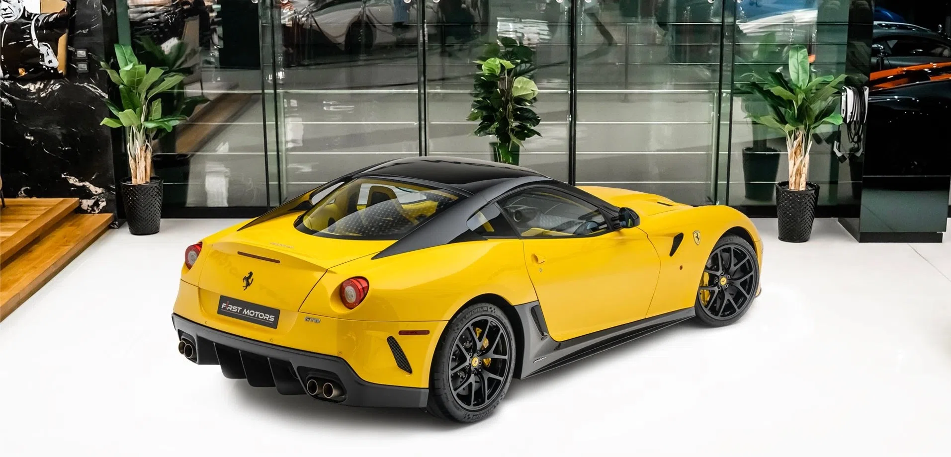 2011 Ferrari 599 GTO for sale, exterior, Yellow