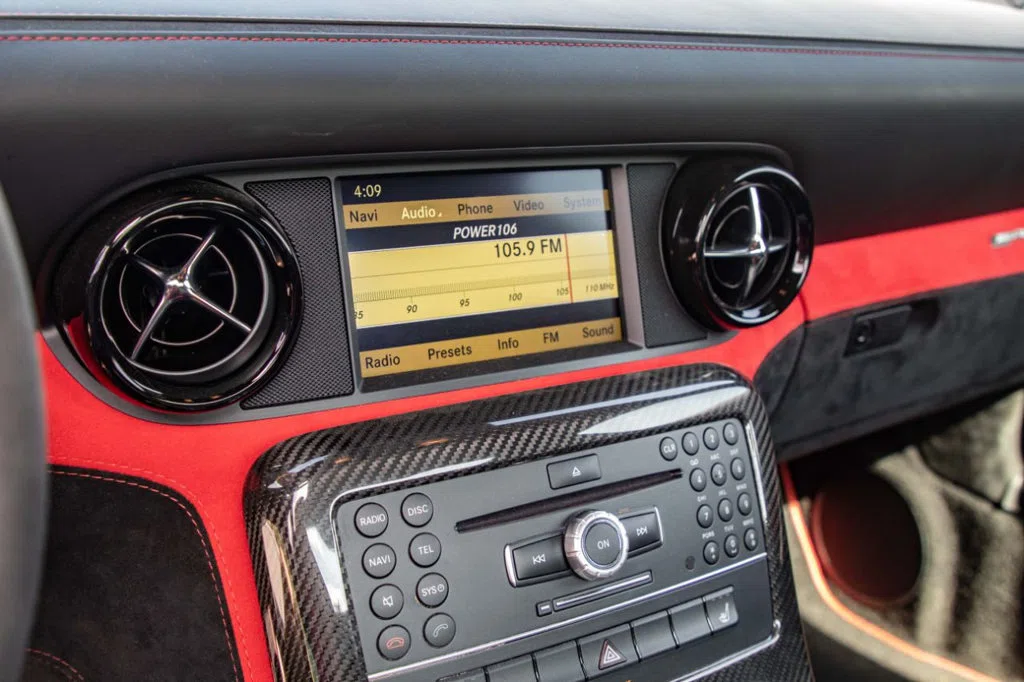 2014 Mercedes-Benz SLS AMG Black Series interior, Black Leather/Suede
