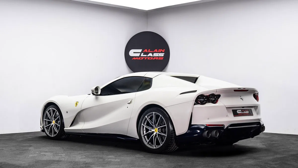 2023 Ferrari 812 GTS for sale, exterior, Bianco Avus