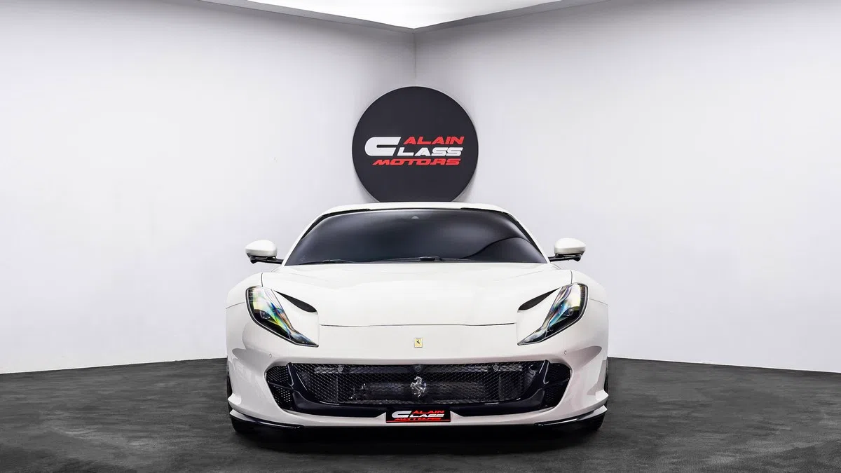 2023 Ferrari 812 GTS for sale, exterior, Bianco Avus