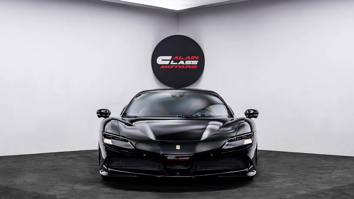 2024 Ferrari SF90 Spider for sale, exterior, Nero Opaco