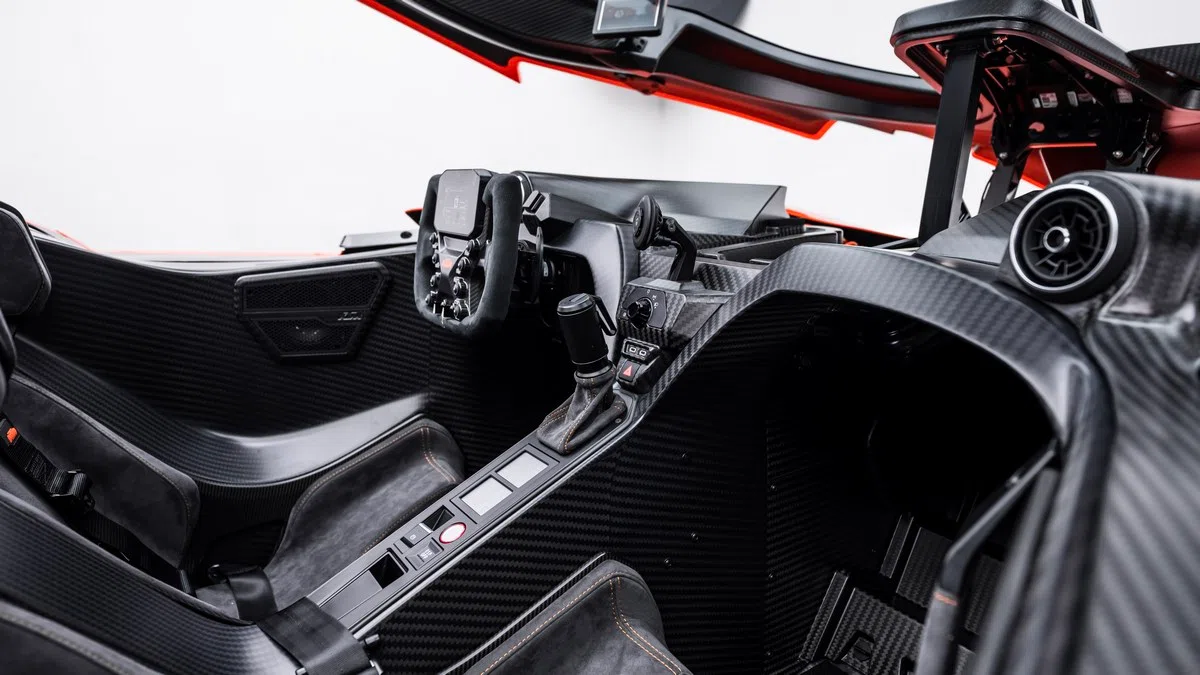 2024 KTM X-BOW GT-XR interior, Black