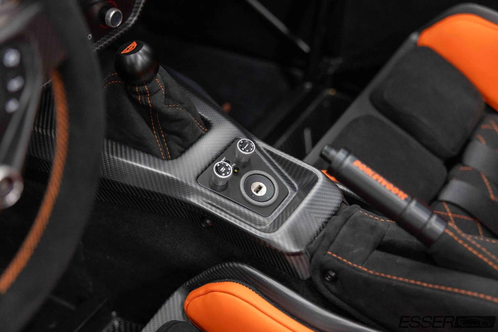 2024 Donkervoort F22 interior, center console