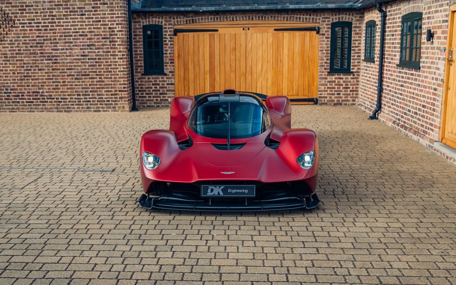 2023 Aston Martin Valkyrie Spider for sale, exterior, Q Bespoke Satin Volcano Red