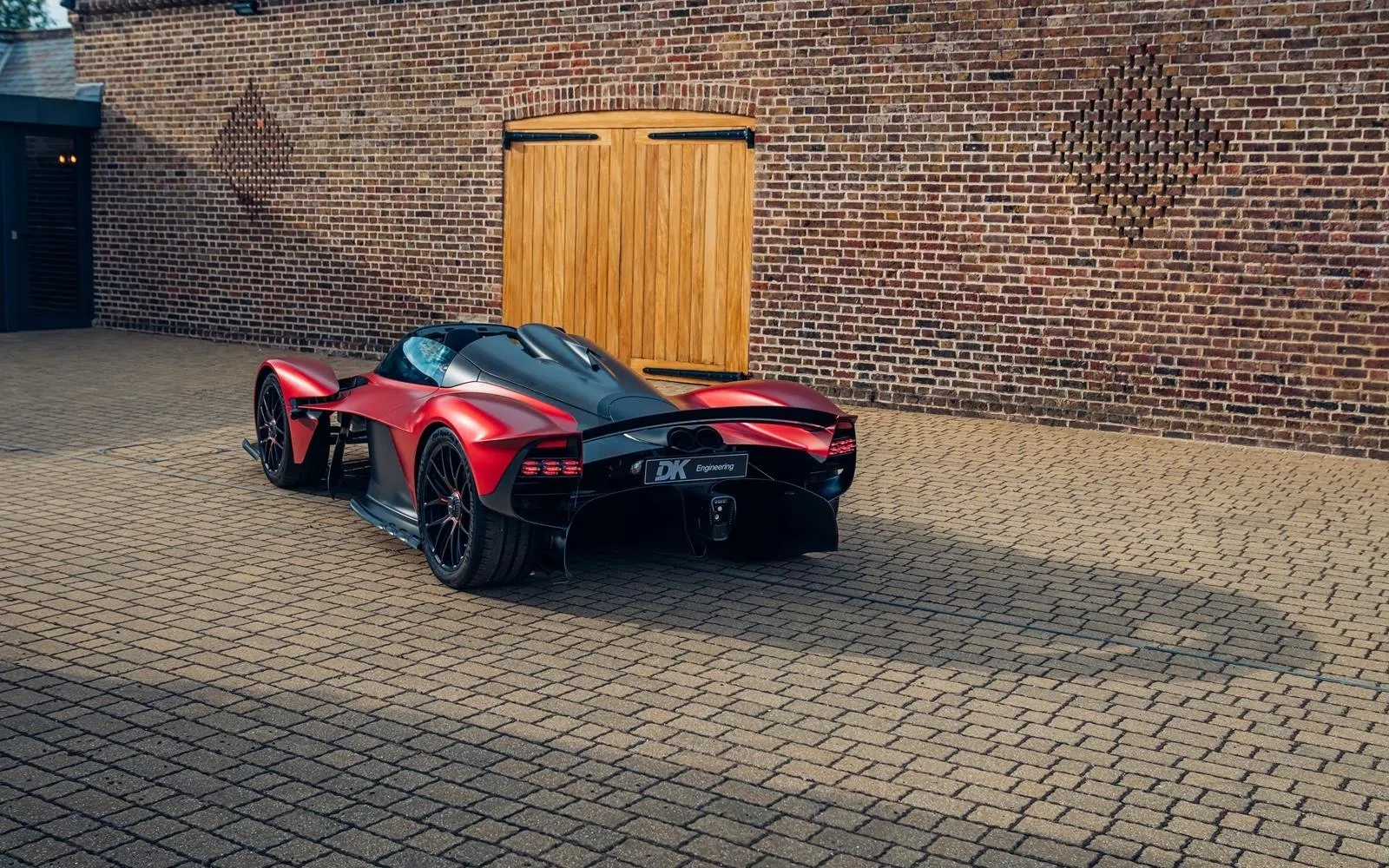 2023 Aston Martin Valkyrie Spider for sale, exterior, Q Bespoke Satin Volcano Red