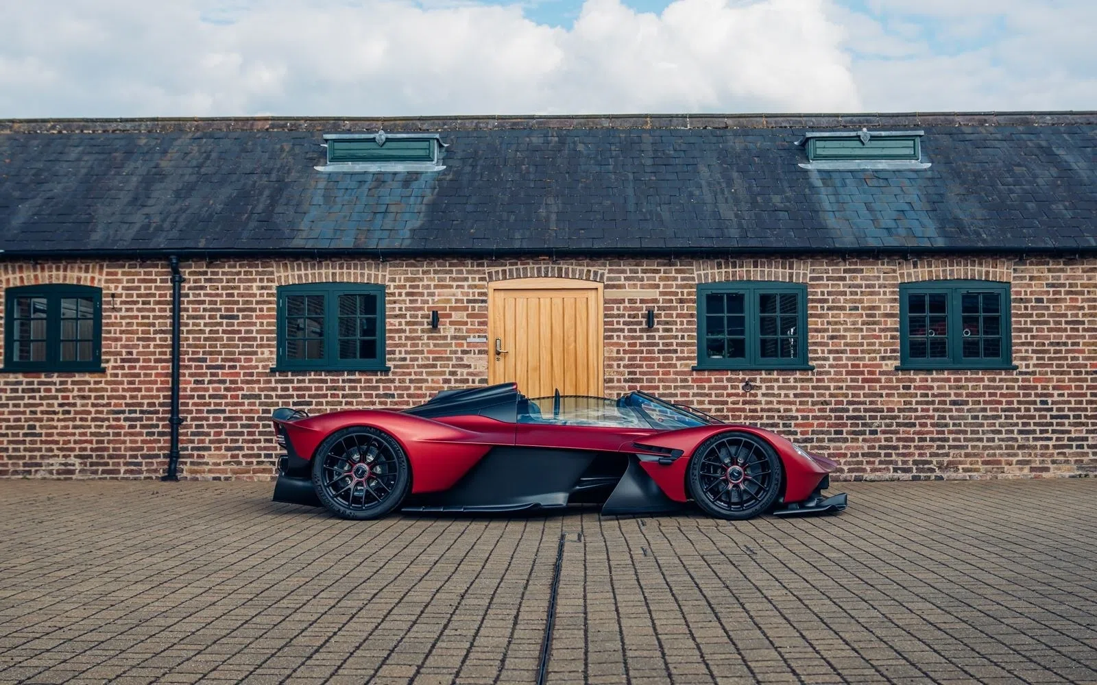 2023 Aston Martin Valkyrie Spider for sale, exterior, Q Bespoke Satin Volcano Red