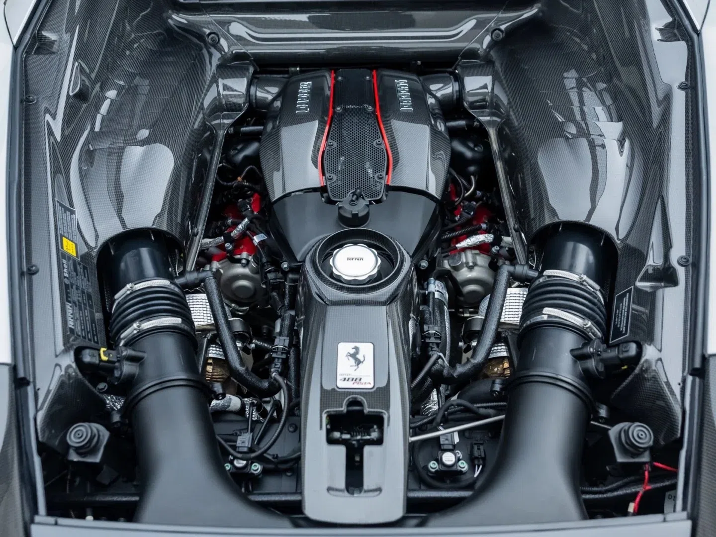 2019 Ferrari 488 Pista Piloti engine