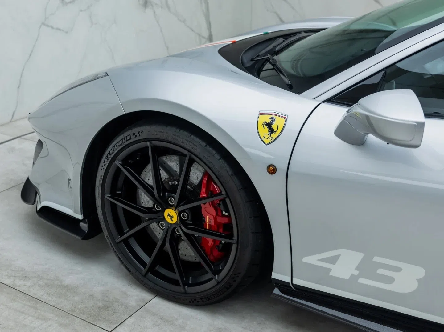 2019 Ferrari 488 Pista Piloti for sale, exterior, Argento Nurburgring
