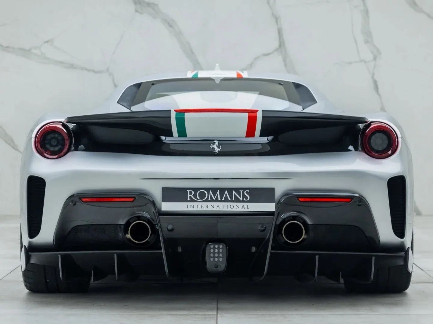 2019 Ferrari 488 Pista Piloti for sale, exterior, Argento Nurburgring