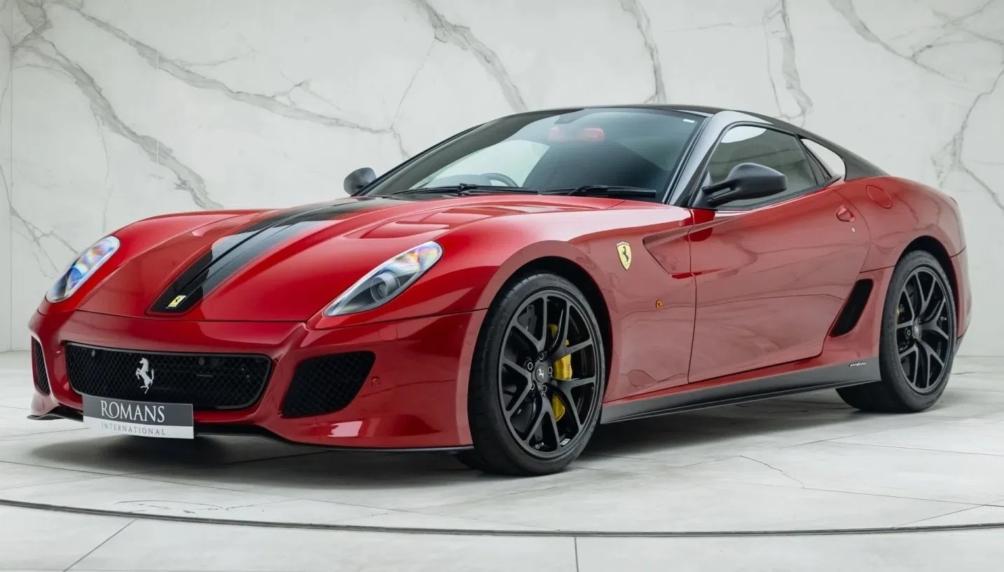 2011 Ferrari 599 GTO for sale, exterior, Rosso Fuoco