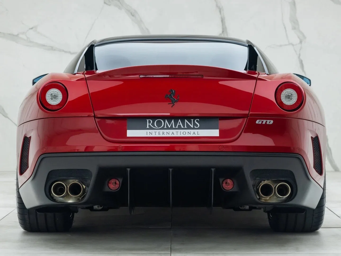 2011 Ferrari 599 GTO for sale, exterior, Rosso Fuoco