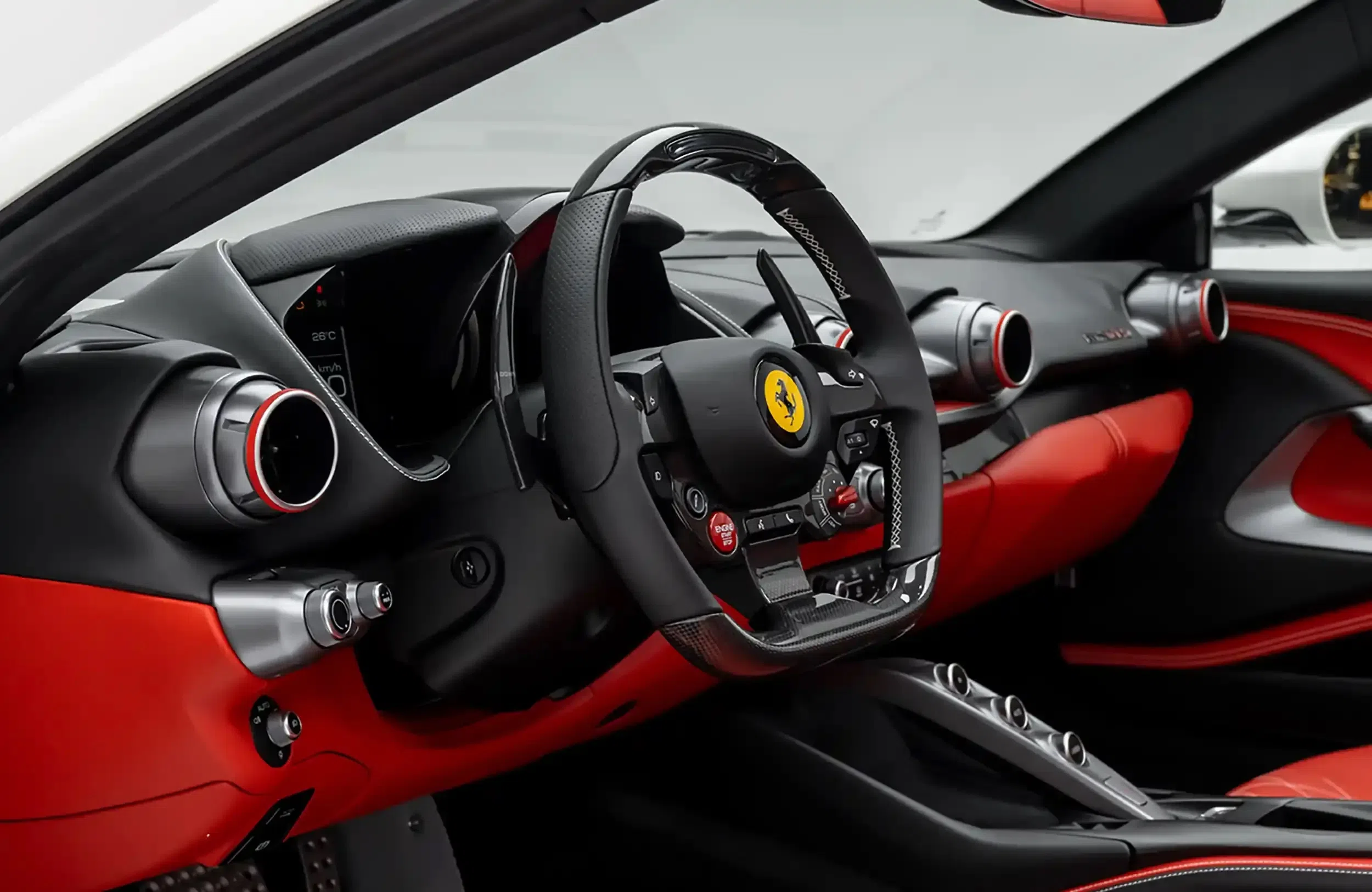 2021 Ferrari 812 GTS interior, dashboard