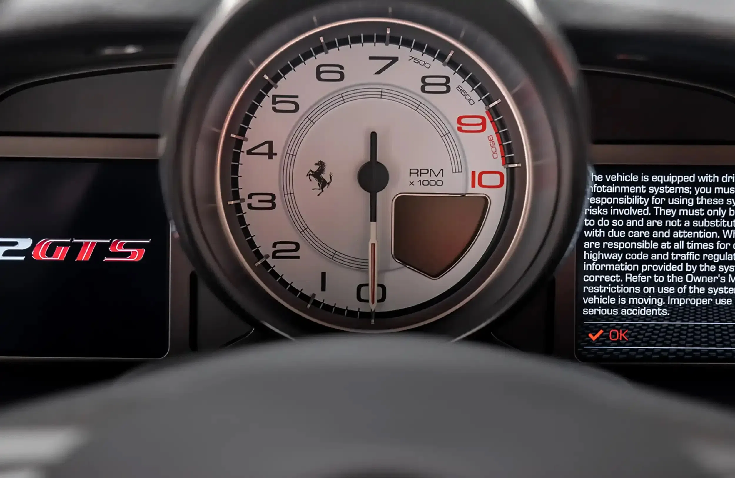 2021 Ferrari 812 GTS interior