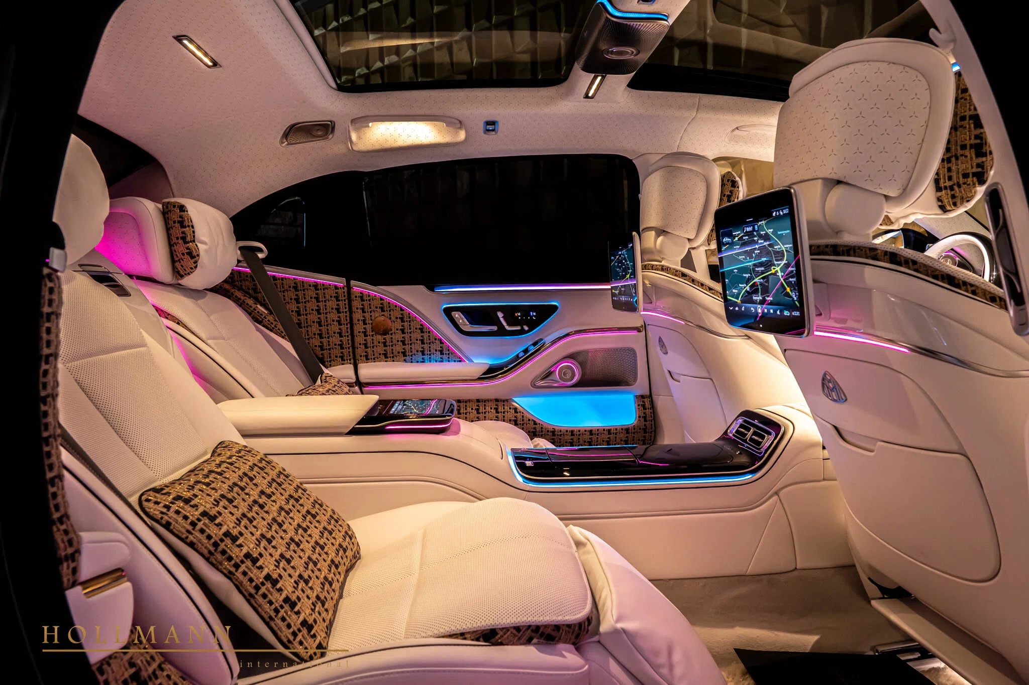2024 Mercedes-Maybach S 680 Haute Voiture interior, seats, Exclusive Leather White