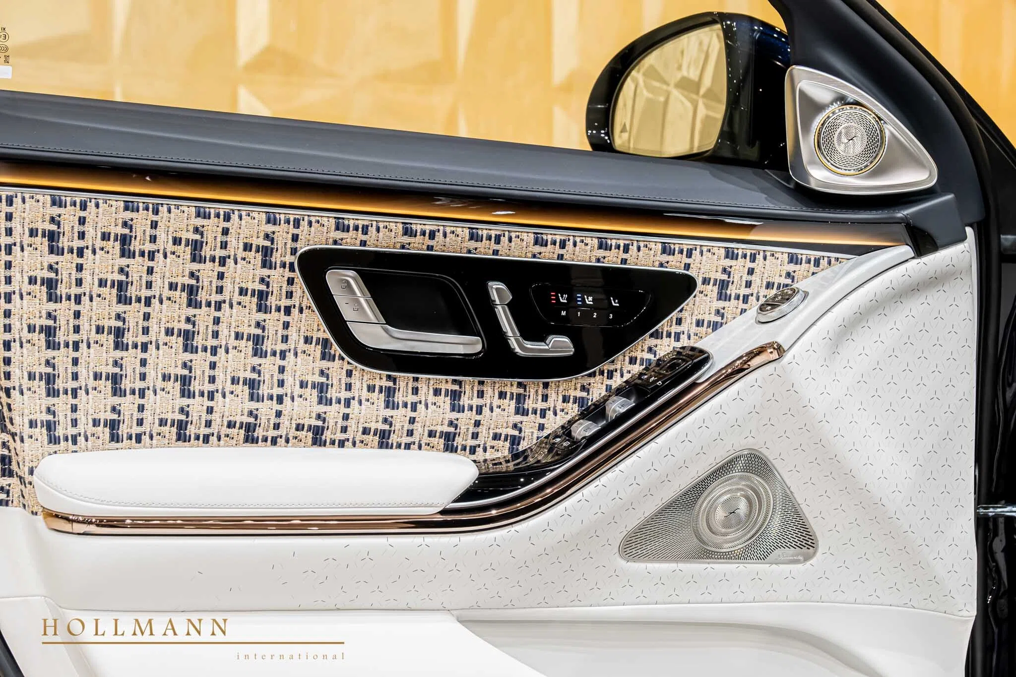 2024 Mercedes-Maybach S 680 Haute Voiture interior, door panel, Exclusive Leather White
