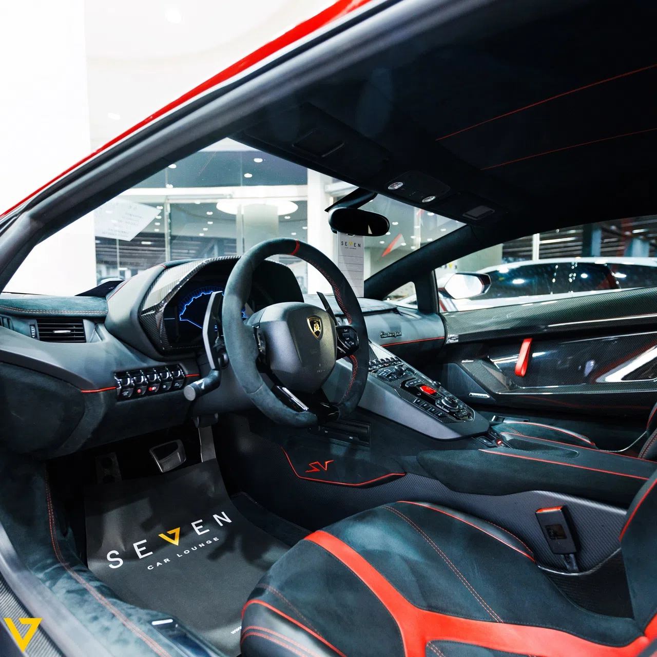 2016 Lamborghini Aventador SV interior