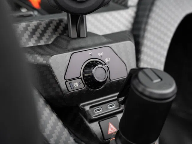 2024 KTM X-BOW GT-XR interior, center console