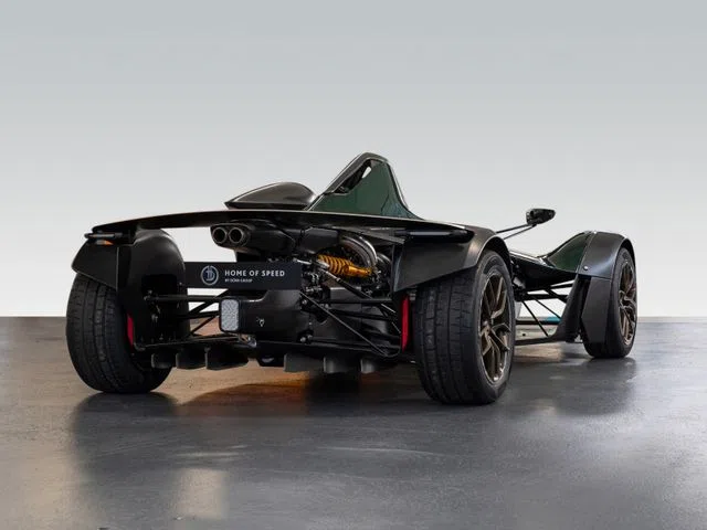 2024 BAC Mono R, rear three-quarter view