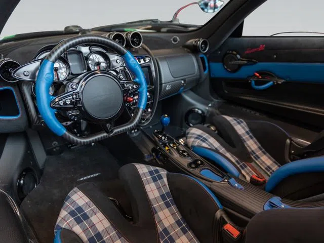2022 Pagani Huayra Roadster BC interior, dashboard