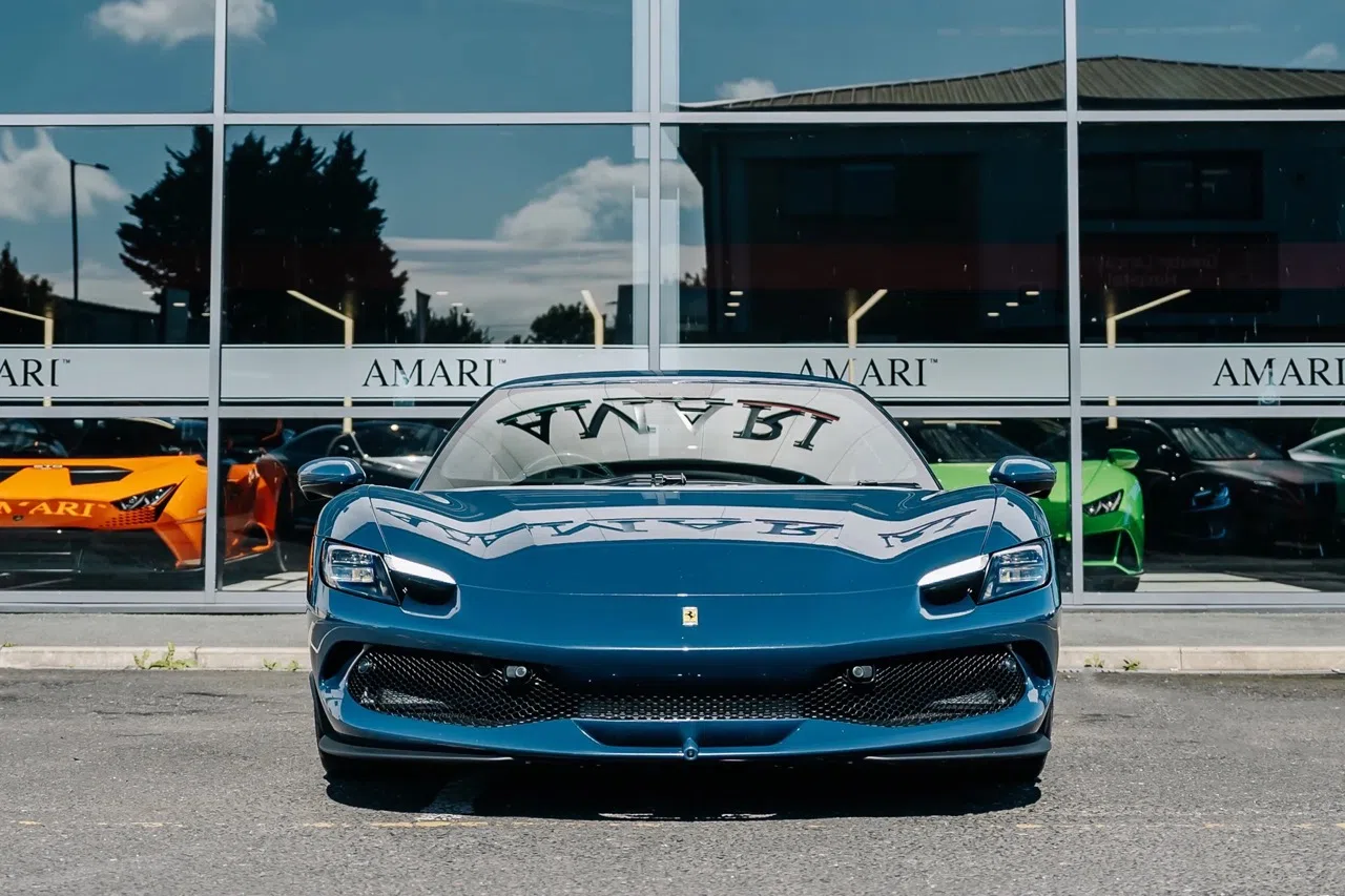 2023 Ferrari 296 GTB for sale, exterior, Blu Ahrabian - Special 4-Layer Colour