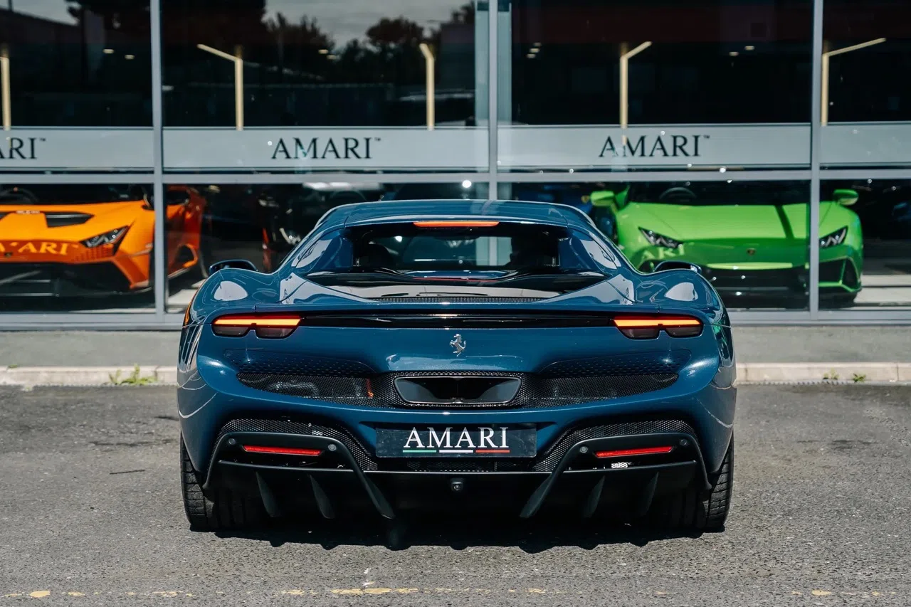 2023 Ferrari 296 GTB for sale, exterior, Blu Ahrabian - Special 4-Layer Colour